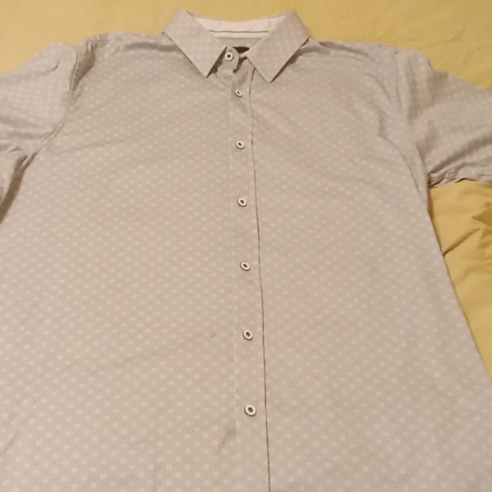 Mens Buttercloth short Sleeved button up shirt 2XL tall fit